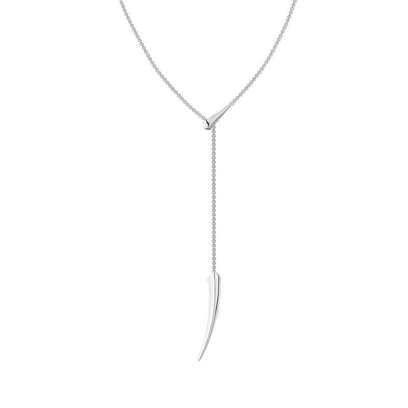 Shaun Leane Sabre Deco Sterling Silver Small Drop Necklace - Silver