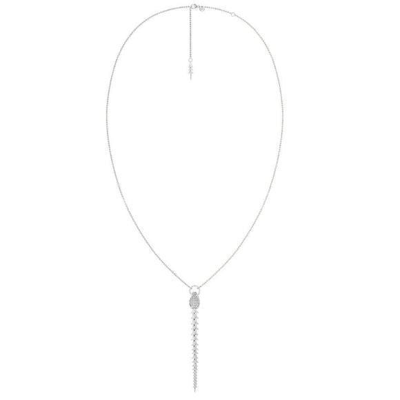 Shaun Leane Serpent Trace Sterling Silver Diamond Drop Pendant