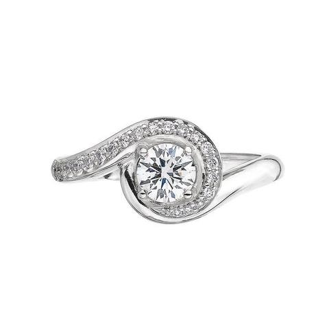 Shaun Leane Entwined 18ct White Gold 0.63ct Diamond Engagement Ring - O