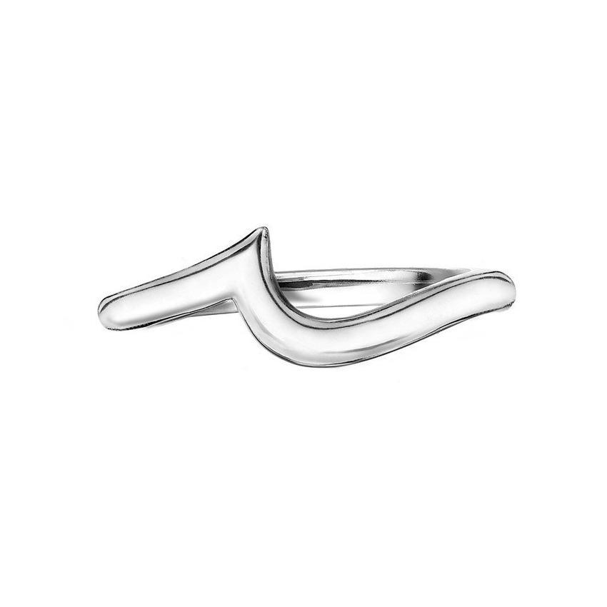 Shaun Leane Entwined 18ct White Gold Petal Wedding Ring - L