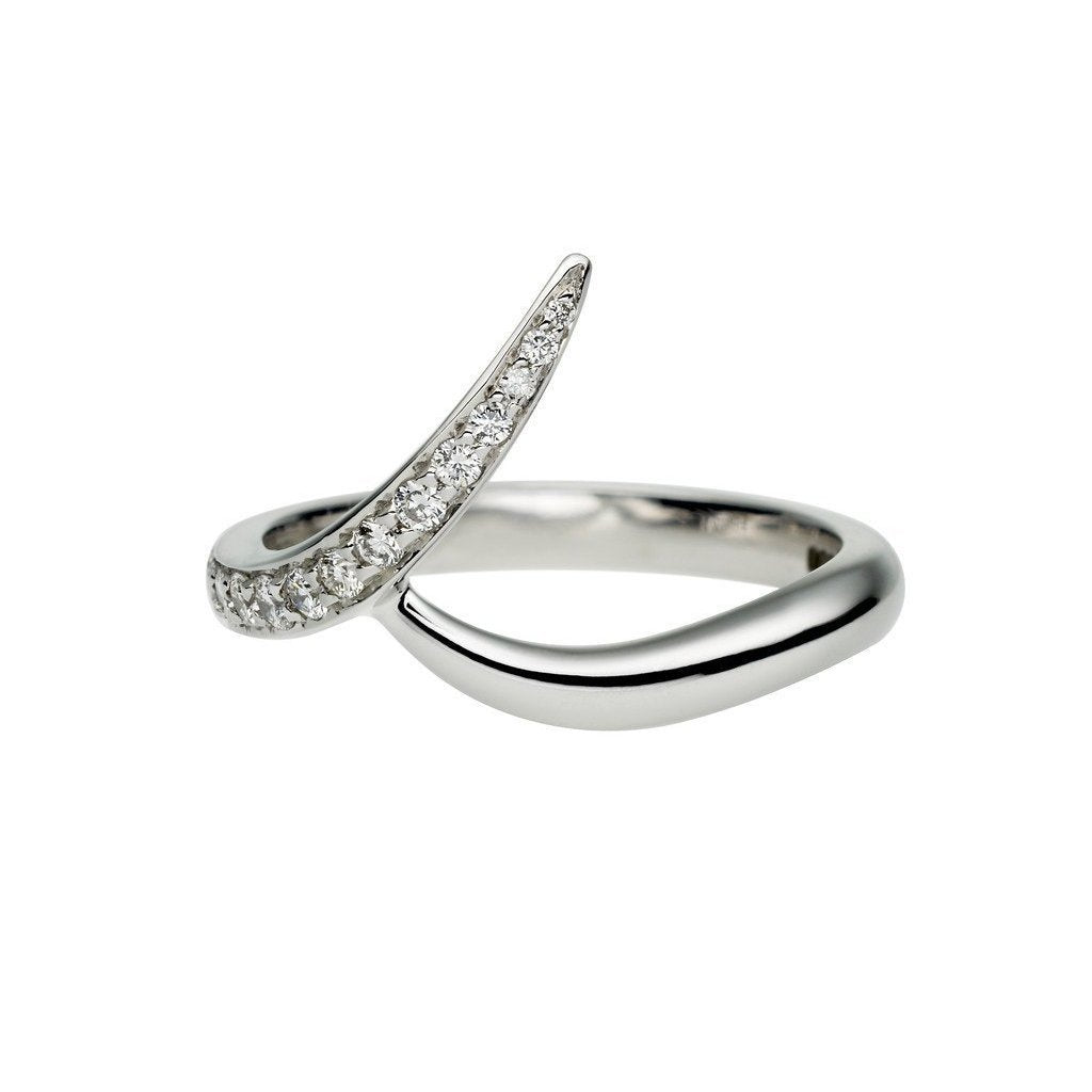 Shaun Leane Entwined Platinum 0.50ct Diamond Outward Wedding Ring - M