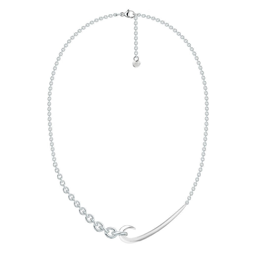 Shaun Leane Hook Sterling Silver Chain Choker Necklace - Silver