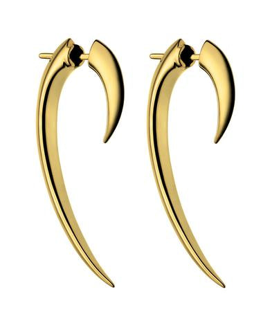 Shaun Leane Hook 18ct Yellow Gold Plated Sterling Silver Size 1 Earrings - Yellow Gold