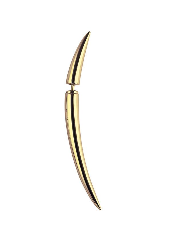 Shaun Leane Quill Single 18ct Yellow Gold Plated Sterling Silver Earring - Yellow Gold