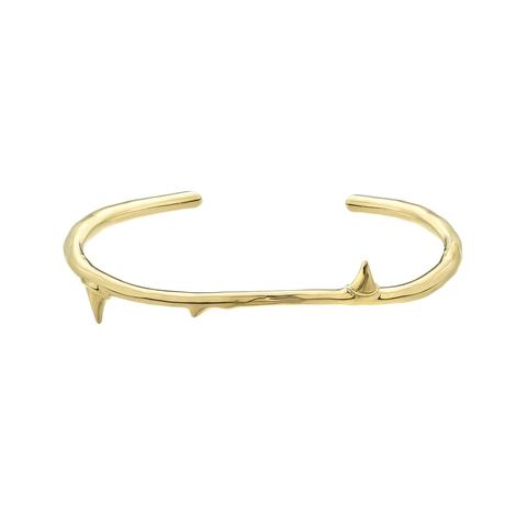 Shaun Leane Rose Thorn 18ct Yellow Gold Plated Sterling Silver Bangle