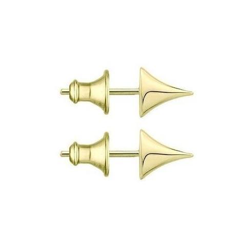 Shaun Leane Rose Thorn 18ct Yellow Gold Plated Sterling Silver Small Stud Earrings - Yellow Gold