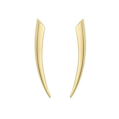 Shaun Leane Sabre 18ct Yellow Gold Small Earrings - Yellow Gold