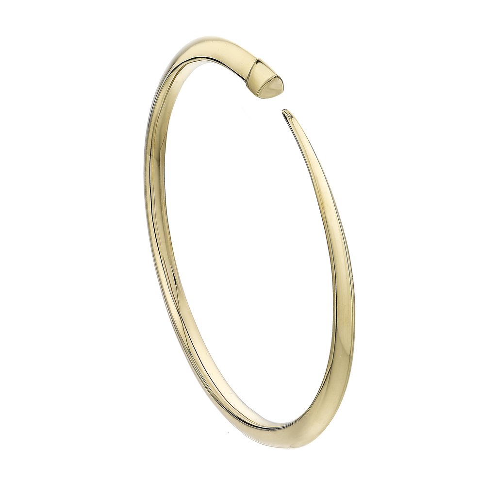Shaun Leane Sabre 18ct Yellow Gold Plated Sterling Silver Slim Tusk Bangle - Yellow Gold