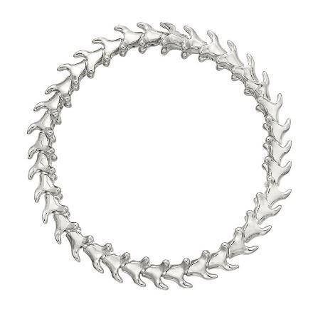 Shaun Leane Serpent Trace Sterling Silver Slim Bracelet - L