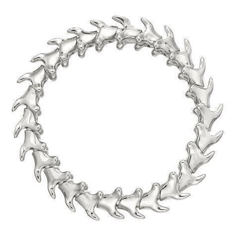 Shaun Leane Serpent Trace Sterling Silver Wide Bracelet - L