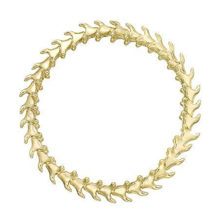 Shaun Leane Serpent Trace 18ct Yellow Gold Plated Sterling Silver Slim Bracelet - L