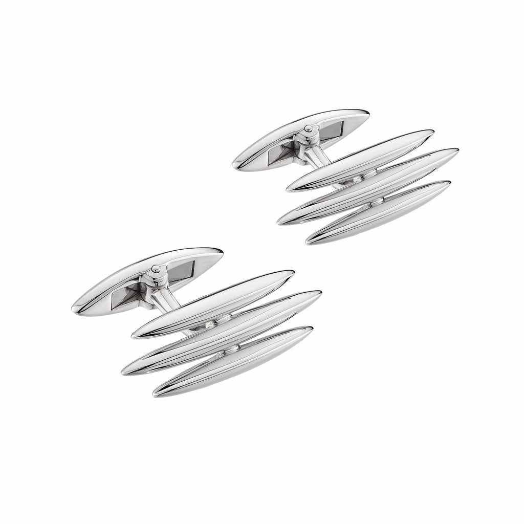 Shaun Leane Triple Arc Sterling Silver Cufflinks - Silver