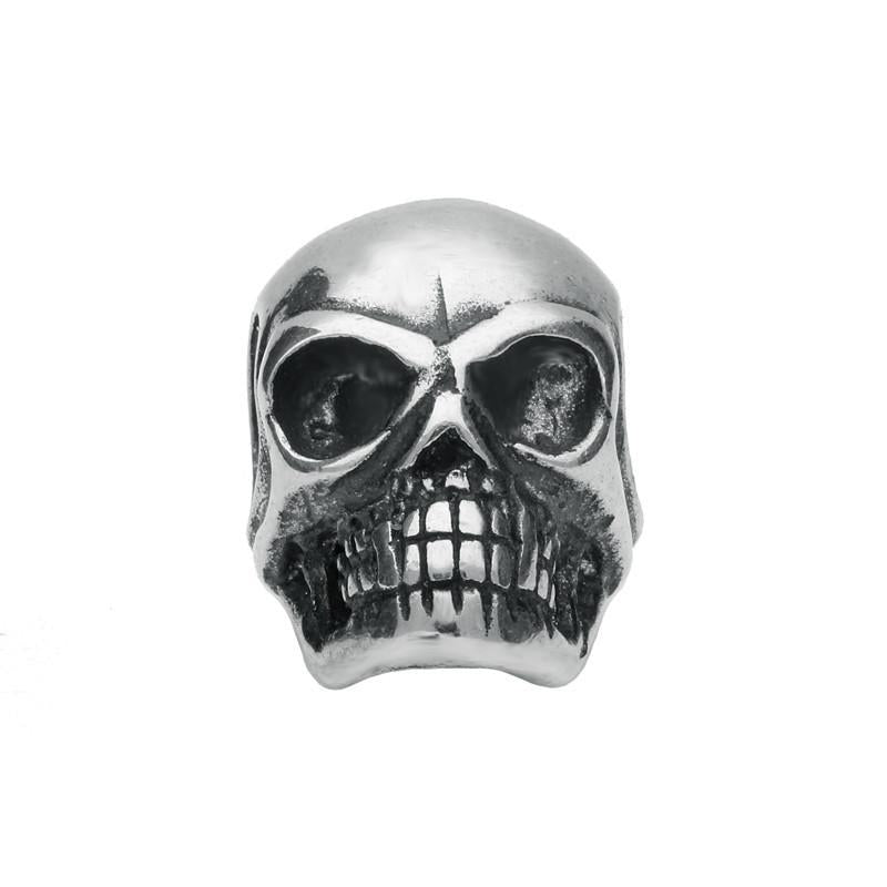Sterling Silver Skull Charm - Silver