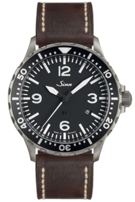 Sinn Watch 857 Leather Dark Brown - Black