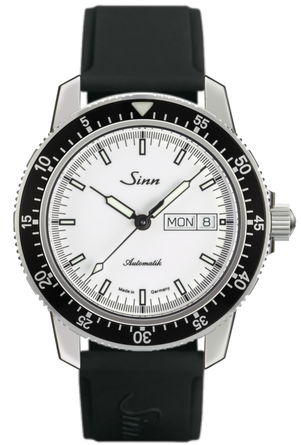 Sinn Watch 104 St Sa I W Silicone Black - White