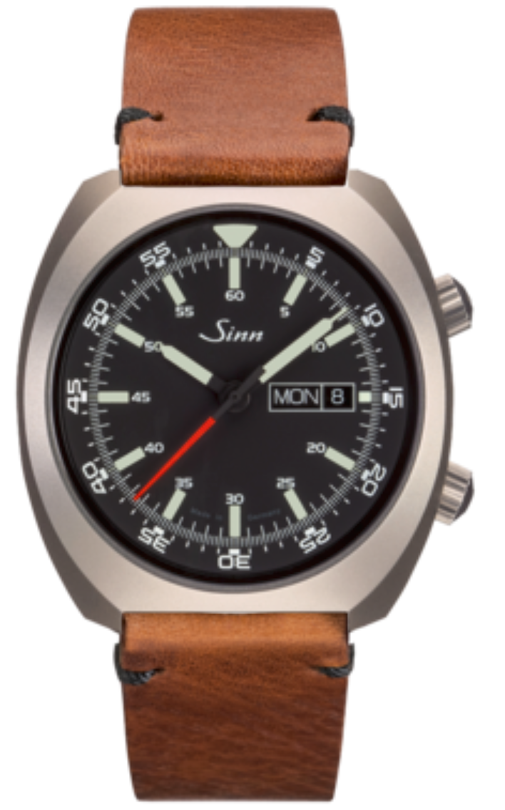 Sinn Watch 240 St Vintage Cowhide Brown - Black
