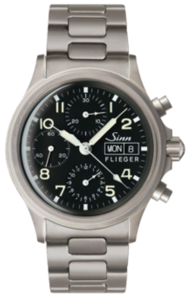 Sinn Watch 356 Pilot Bracelet - Black