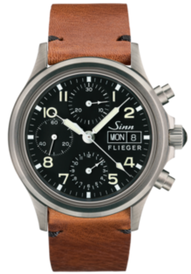 Sinn Watch 356 Sa Pilot Vintage Cowhide Brown - Black