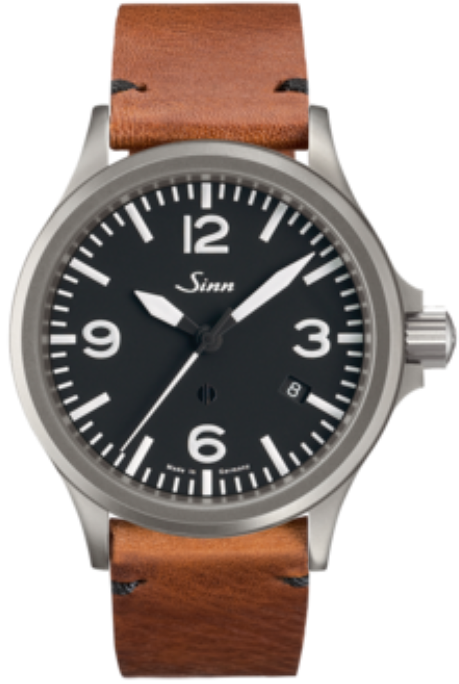 Sinn Watch 856 Vintage Cowhide Brown - Black