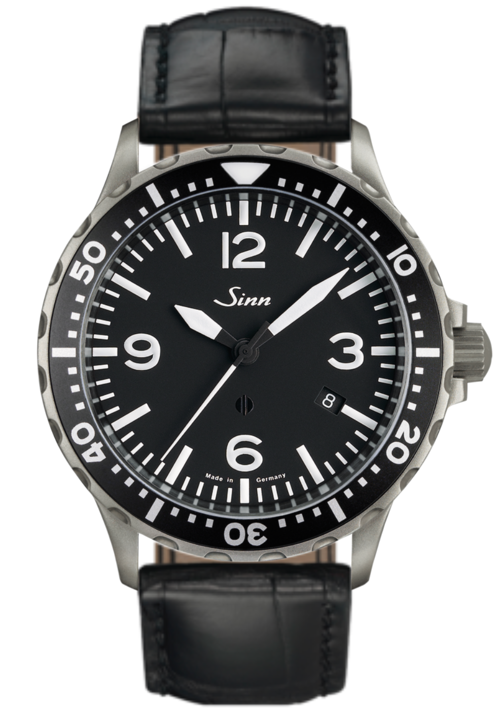 Sinn Watch 857 Alligator - Black