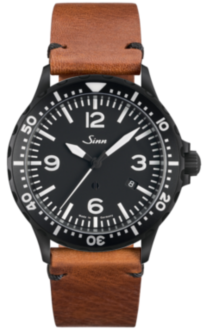 Sinn Watch 857 S Vintage Cowhide Brown - Black