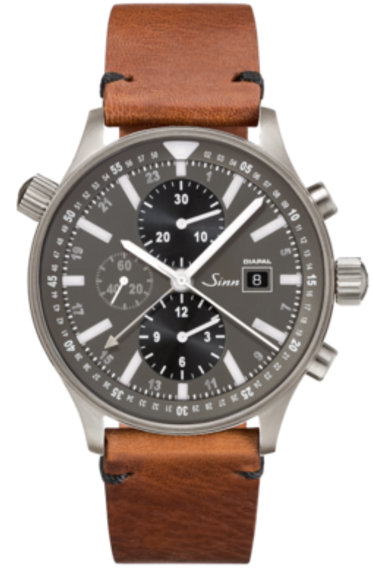 Sinn Watch 900 Diapal Vintage Cowhide Brown - Grey
