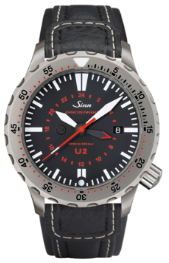 Sinn Watch U2 - EZM 5 Leather - Black
