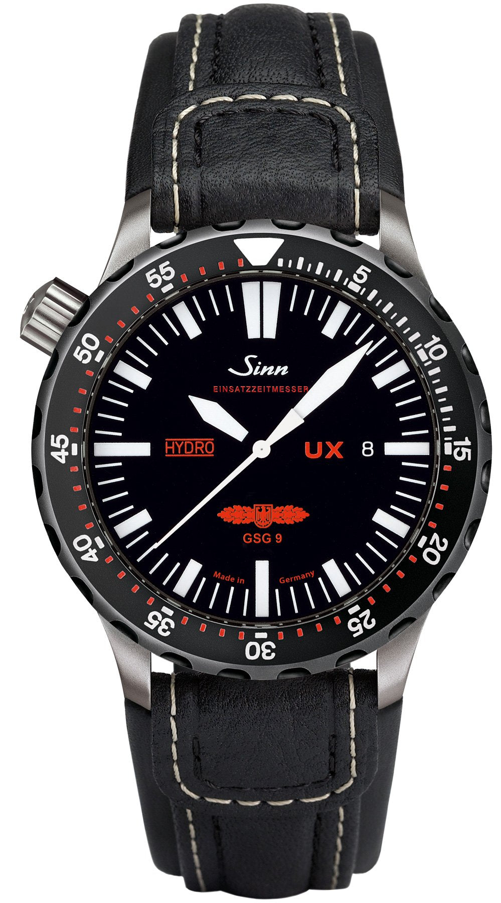 Sinn Watch UX SDR GSG 9 - EZM 2B Leather - Black