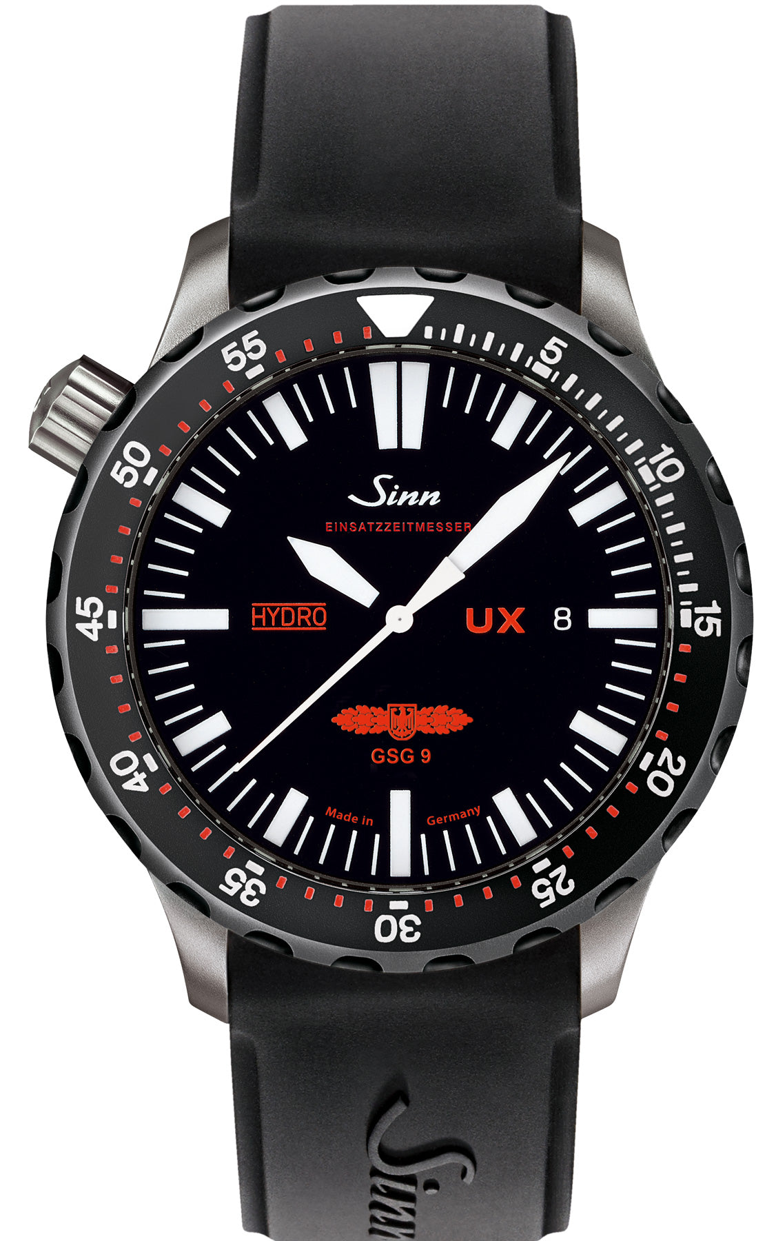 Sinn Watch UX SDR GSG 9 - EZM 2B Rubber - Black