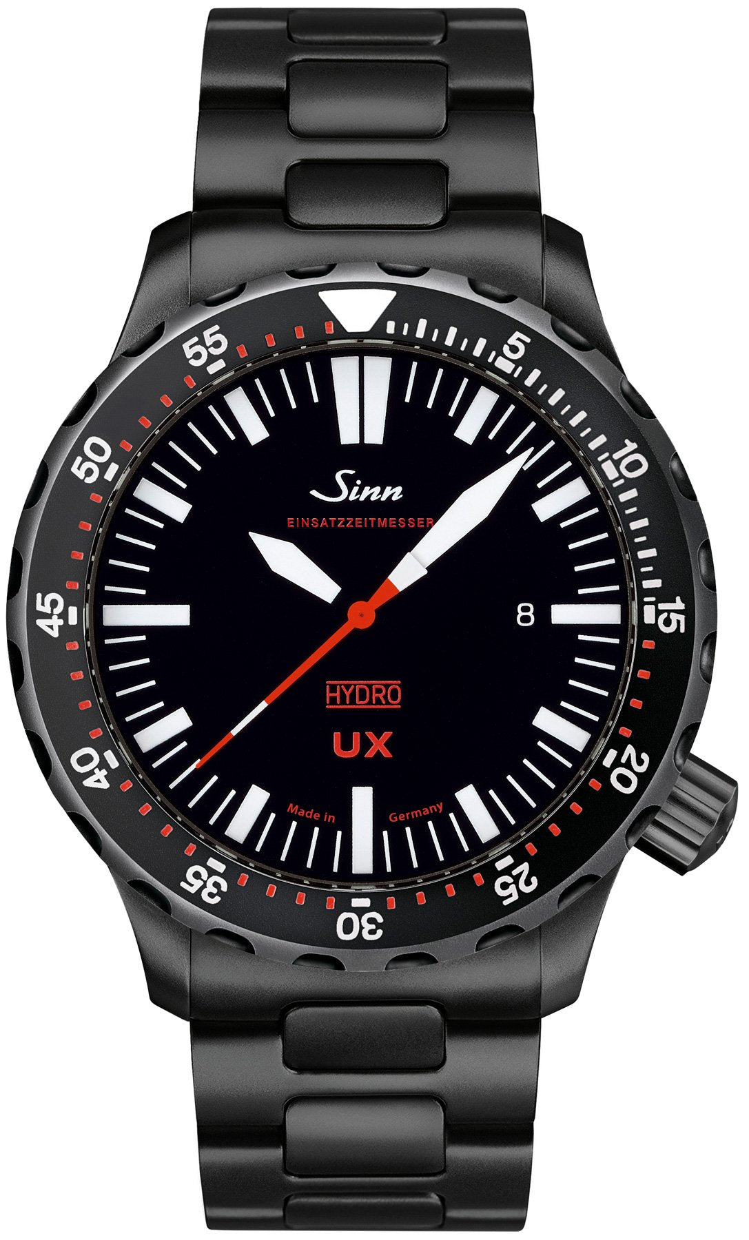 Sinn Watch UX S EZM 2B PVD Bracelet - Black