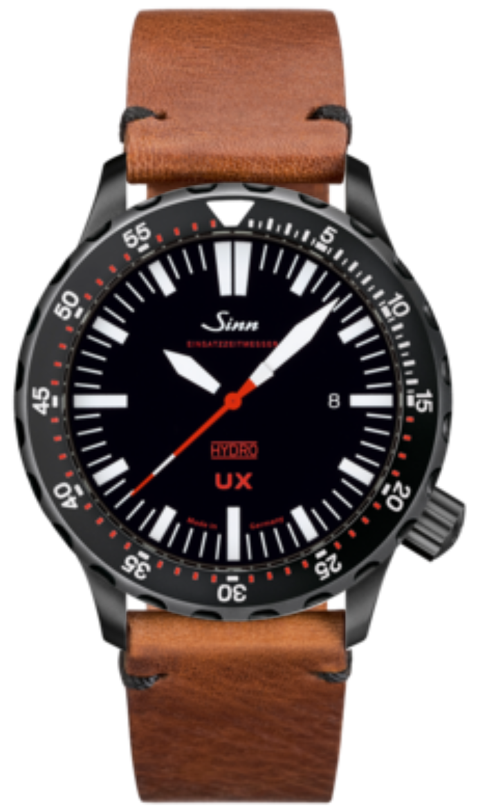 Sinn Watch UX S EZM 2B Vintage Cowhide Brown - Black