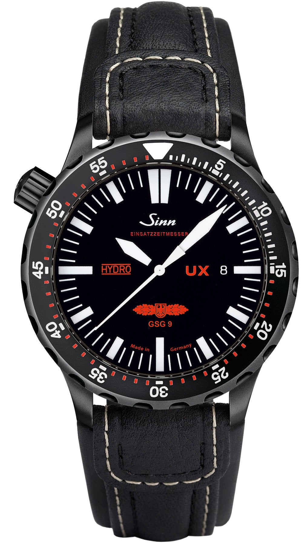 Sinn Watch UX S GSG 9 EZM 2B Leather - Black