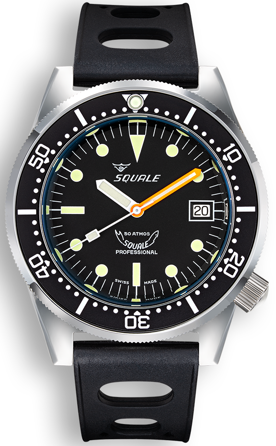 Squale Watch 1521 Classic Rubber
