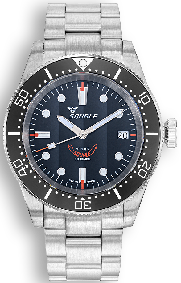 Squale Watch 1545 Black Bracelet