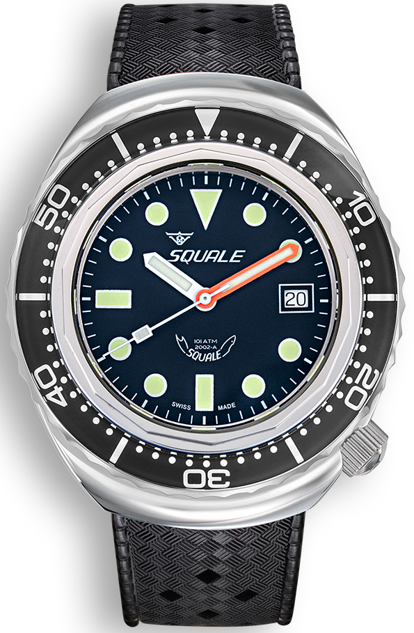 Squale Watch 2002 Black Round Dots