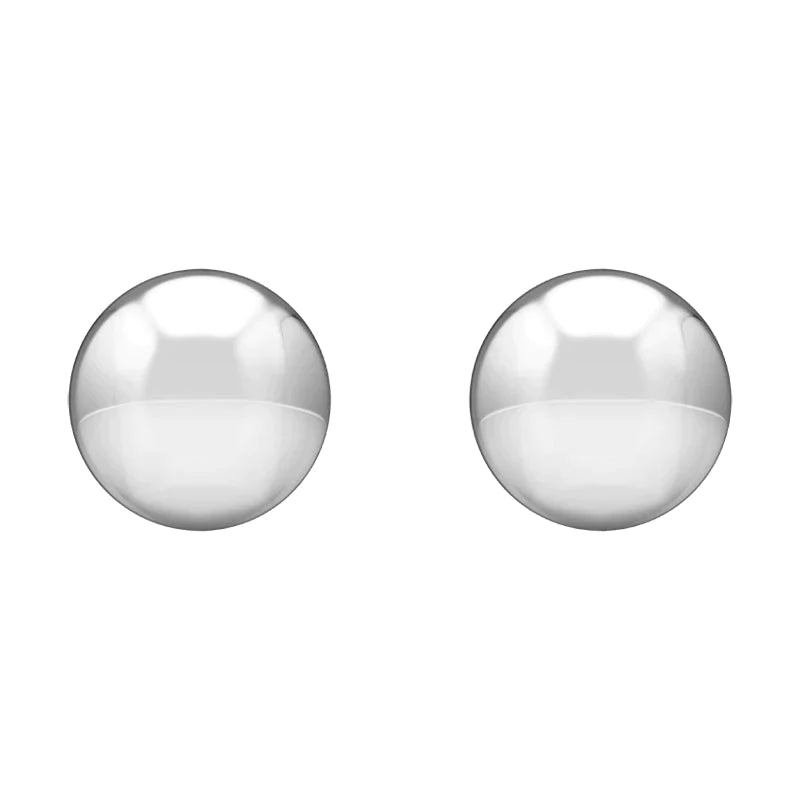 Sterling Silver 8mm Ball Stud Earrings