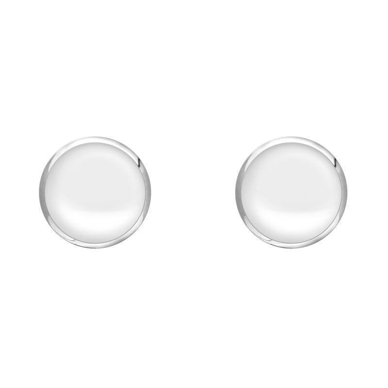 Sterling Silver Bauxite 5mm Classic Small Round Stud Earrings
