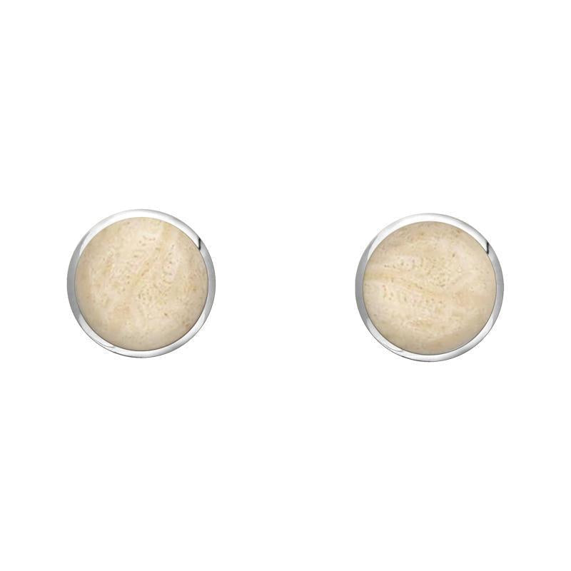 Sterling Silver Coquina 4mm Classic Small Round Stud Earrings