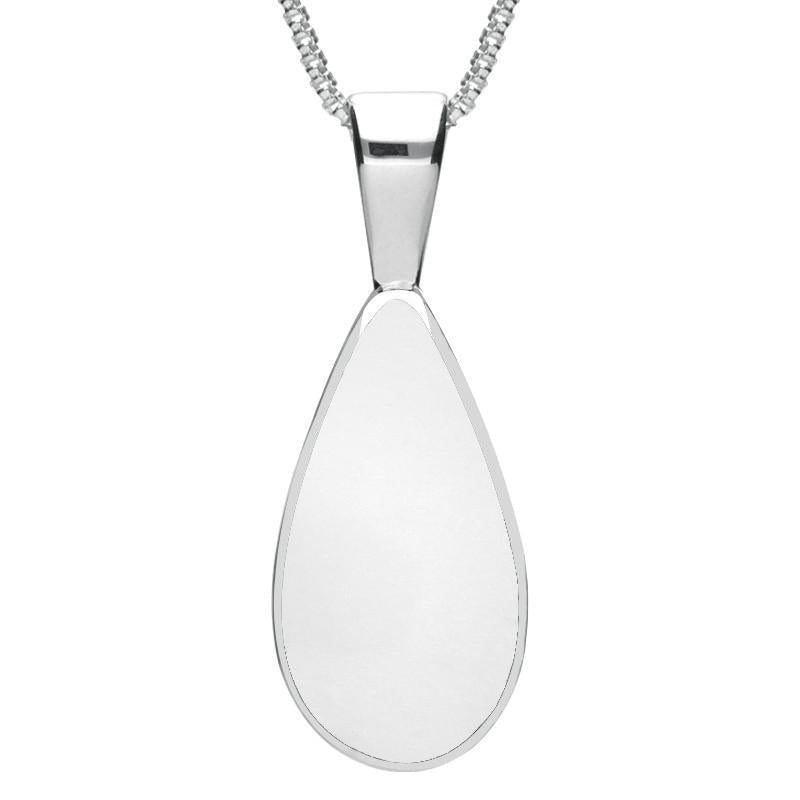 Sterling Silver Bauxite Classic Teardrop Necklace