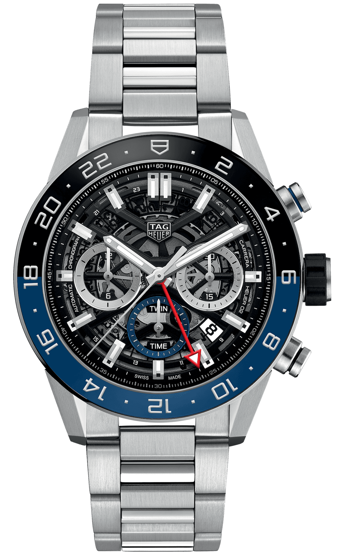 TAG Heuer Watch Carrera Calibre Heuer 02 Automatic GMT