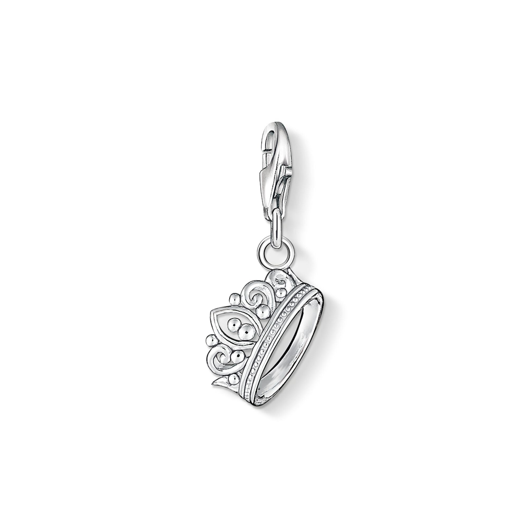 Thomas Sabo Charm Club Sterling Silver Crown Charm - Silver