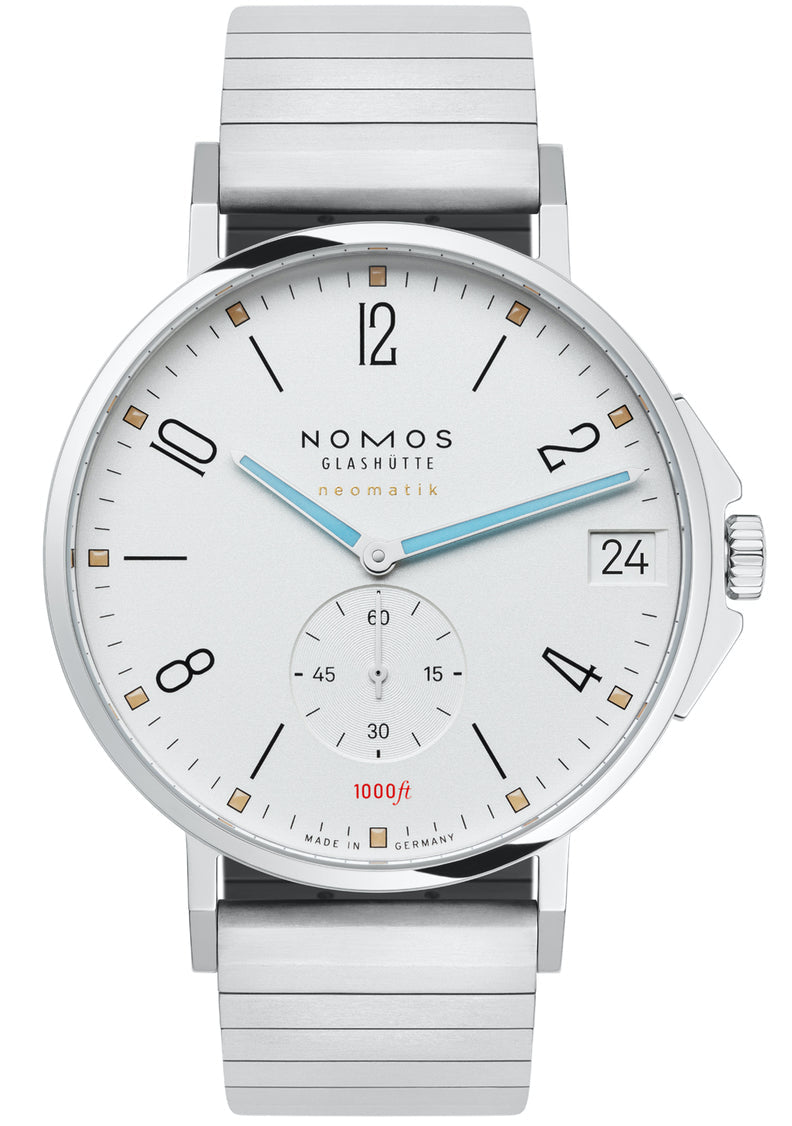 Nomos Glashutte Watch Tangente Sport Neomatik 42 Date Sapphire Crystal - White