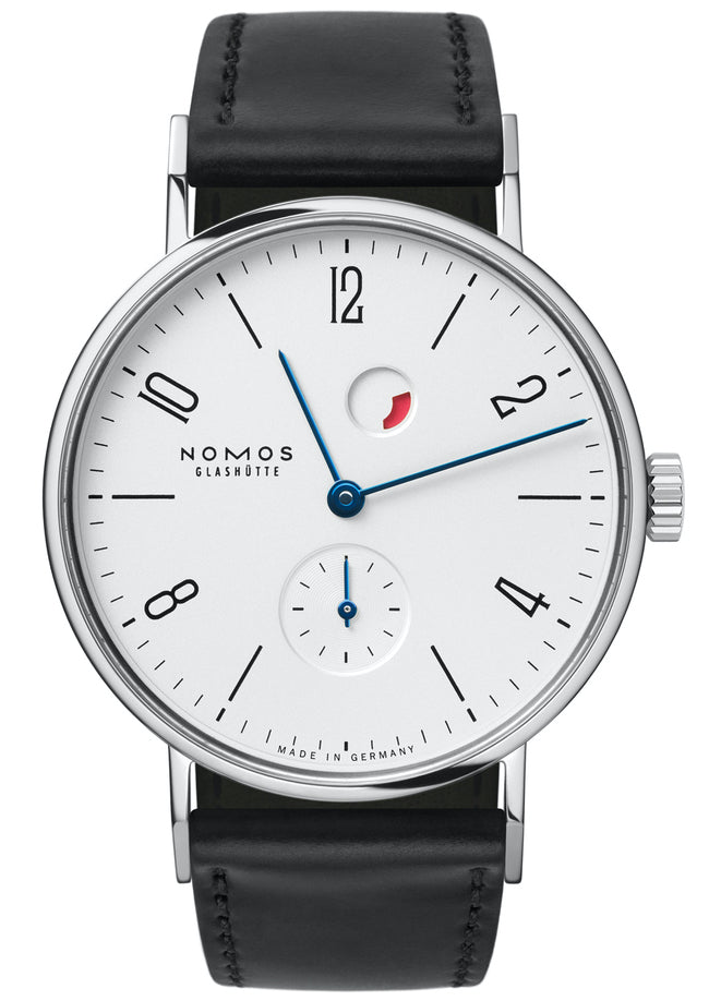 Nomos Glashutte Watch Tangente Gangreserve Sapphire Crystal - White