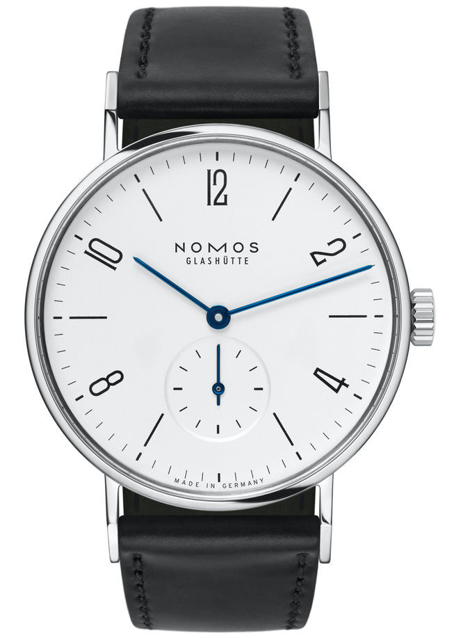 Nomos Glashutte Watch Tangente Steel Back - White