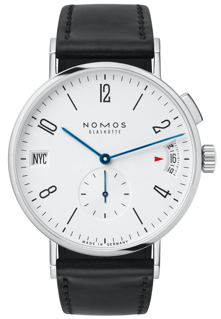 Nomos Glashutte Watch Tangomat GMT Sapphire Crystal - White