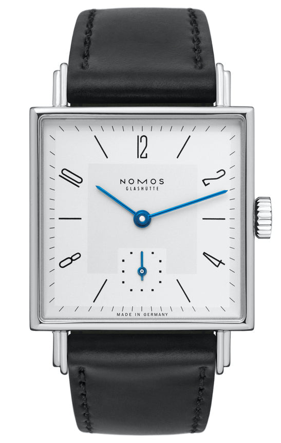 Nomos Glashutte Watch Tetra 27 Steel Back - White