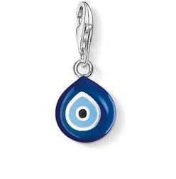 Thomas Sabo Charm Club Sterling Silver Enamel Nazar's Eye Charm - Silver