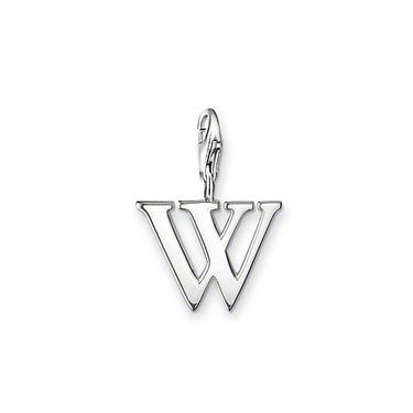 Thomas Sabo Charm Club Sterling Silver Letter W Charm