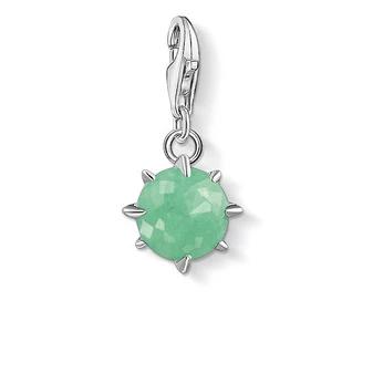 Thomas Sabo Charm Club Sterling Silver May Birthstone Charm - Silver