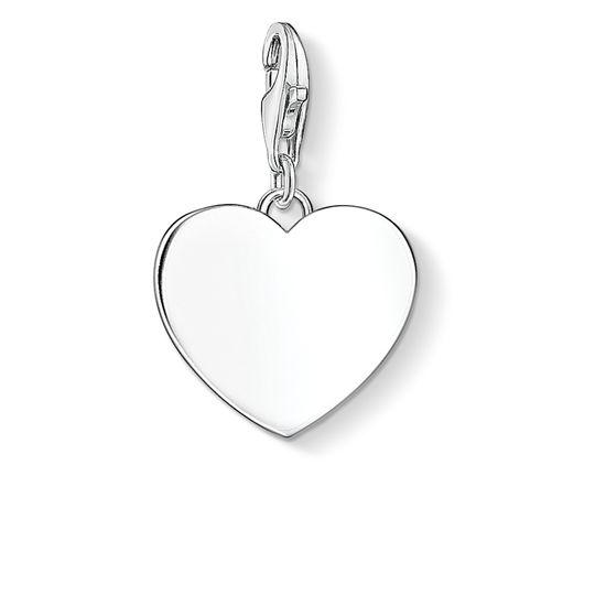 Thomas Sabo Charm Club Sterling Silver Heart Charm - Silver